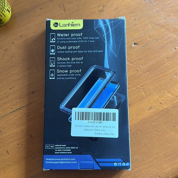 Lanheim waterproof case for IPhone 11. New, still in box. Never used. - Picture 2 of 4